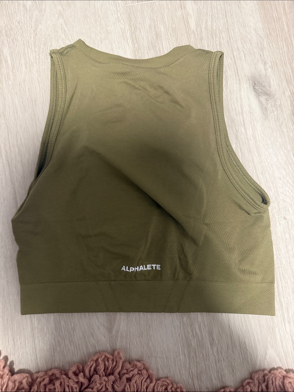 Alphalete Olive Green Racerback Tank top